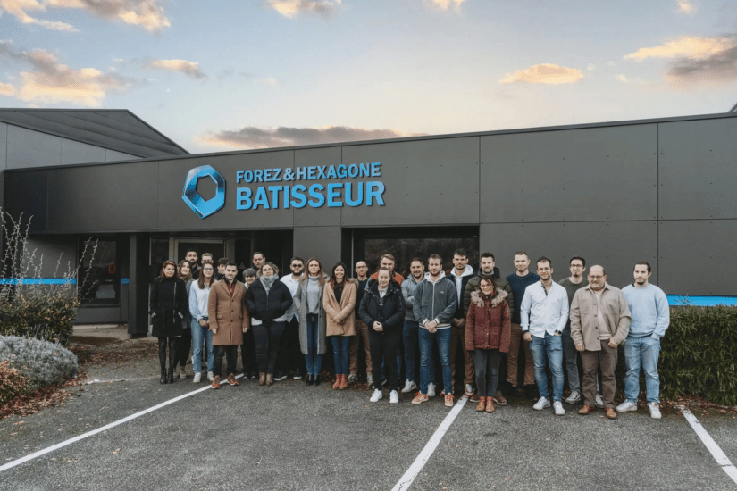 L'équipe de Forez & Hexagone batisseur Contractant général
